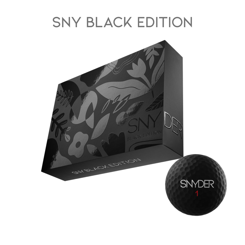 SNY Black Edition golf balls black box