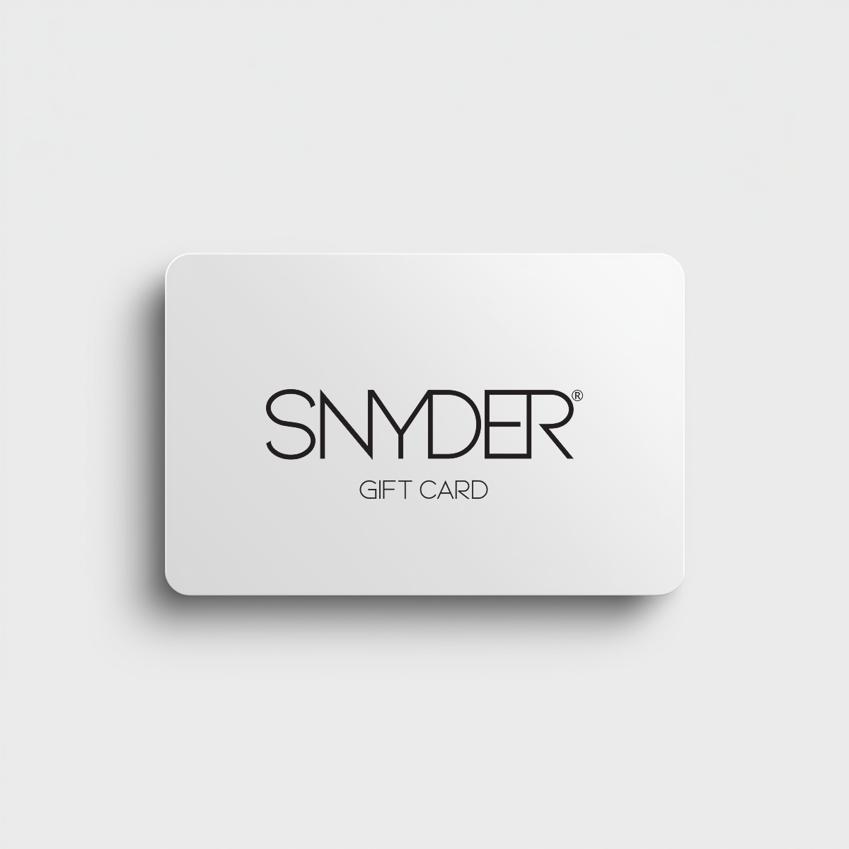 SNYDER Golf Gift Card
