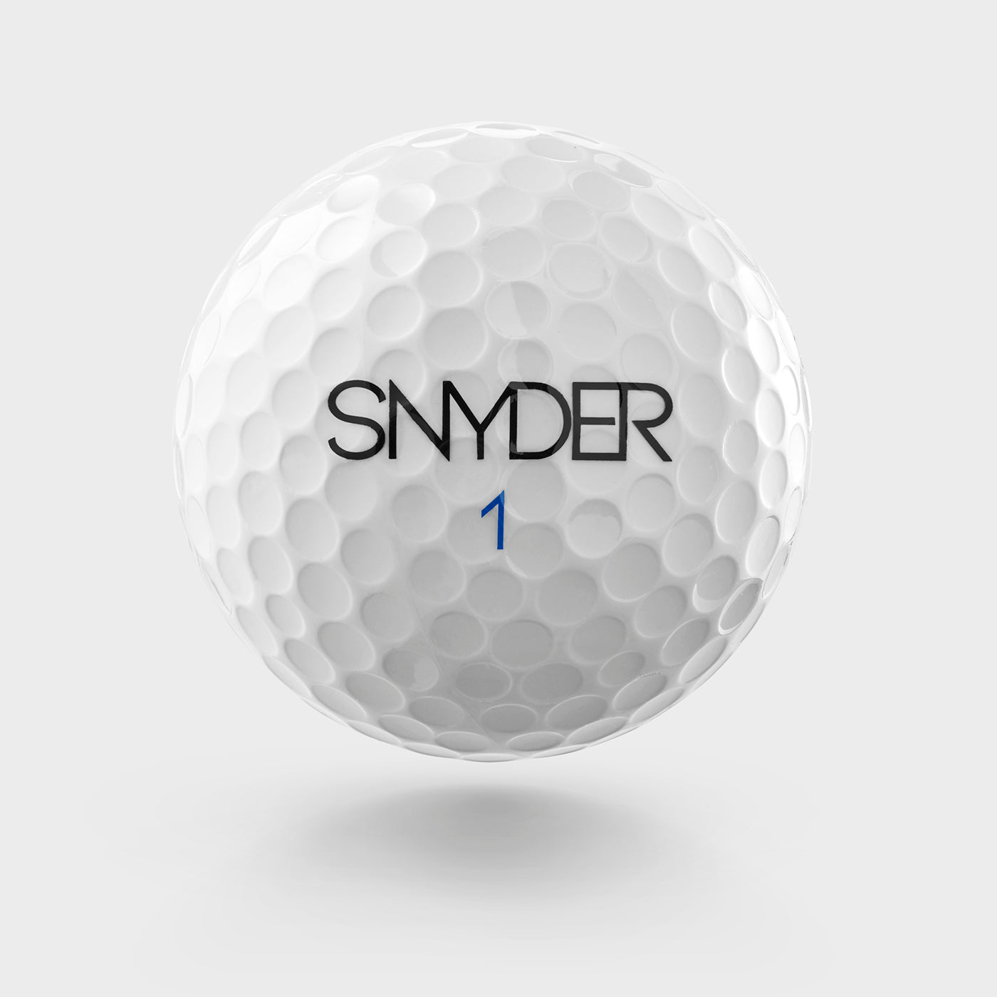 SNY Pro golf ball white blue from SNYDER Golf USA