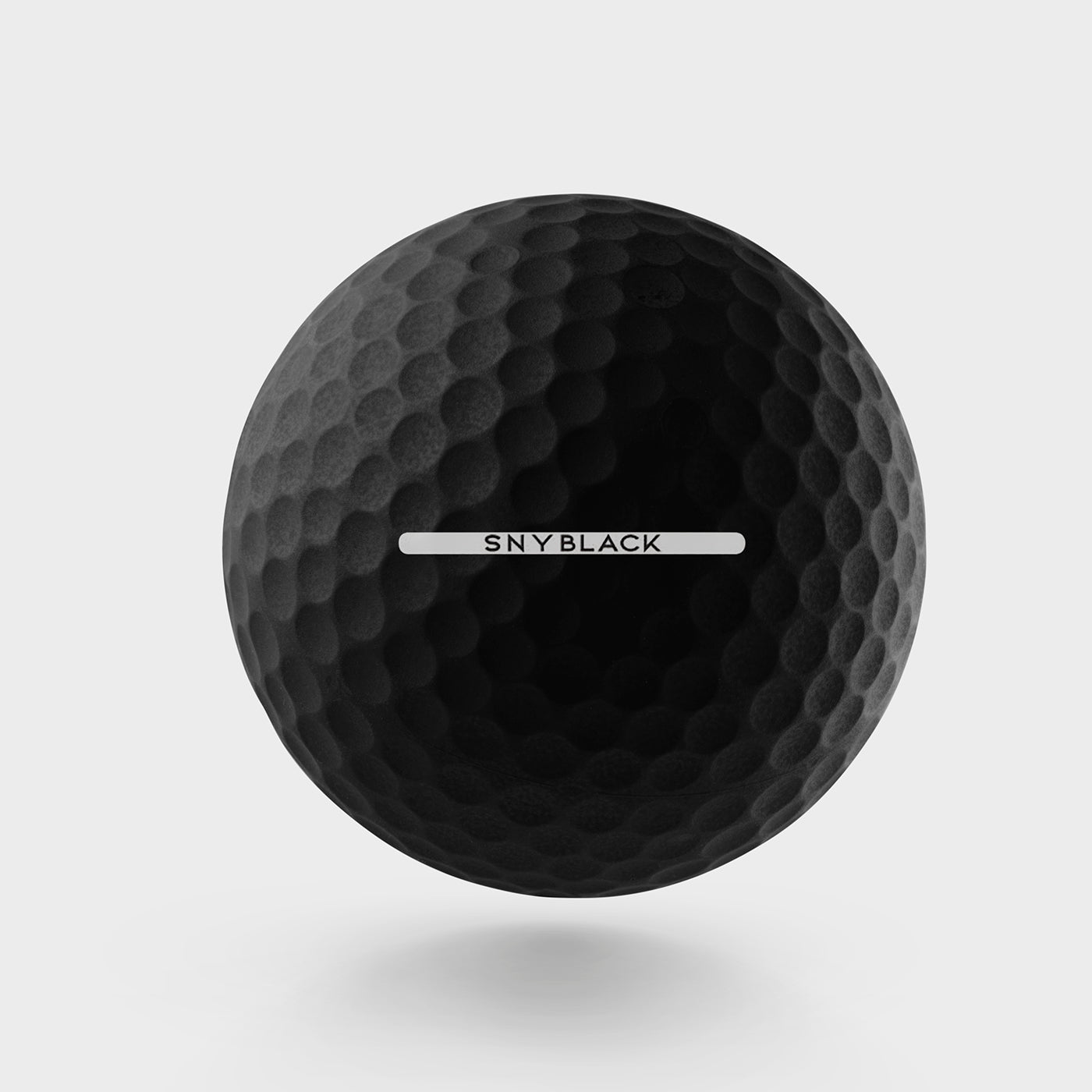 SNY Black Edition golf ball black white red from SNYDER Golf USA