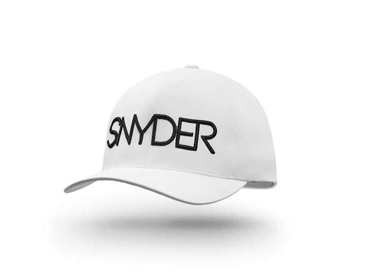 SNY Delta golf cap white black from SNYDER Golf USA