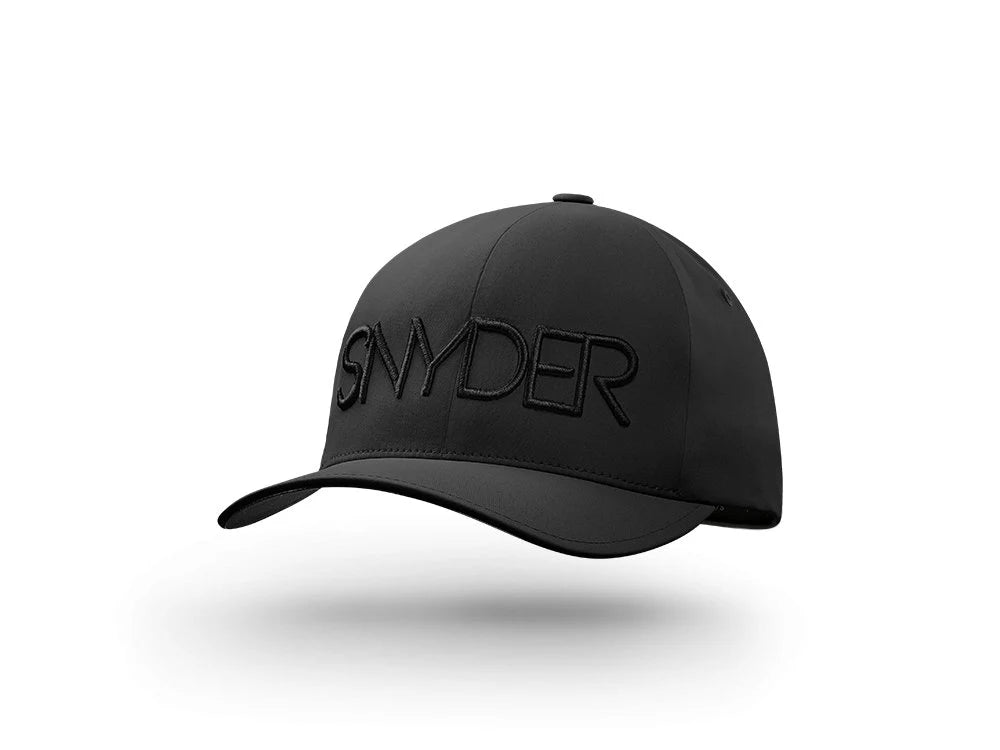 SNY Delta golf cap black on black from SNYDER Golf USA
