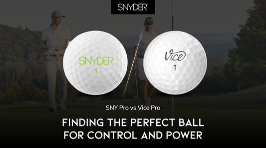 SNY Pro vs. Vice Pro: Finding the Perfect Ball for Control and Power