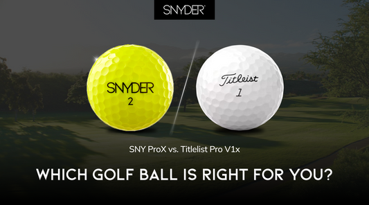 SNY Tour vs. Titleist AVX golf balls comparison