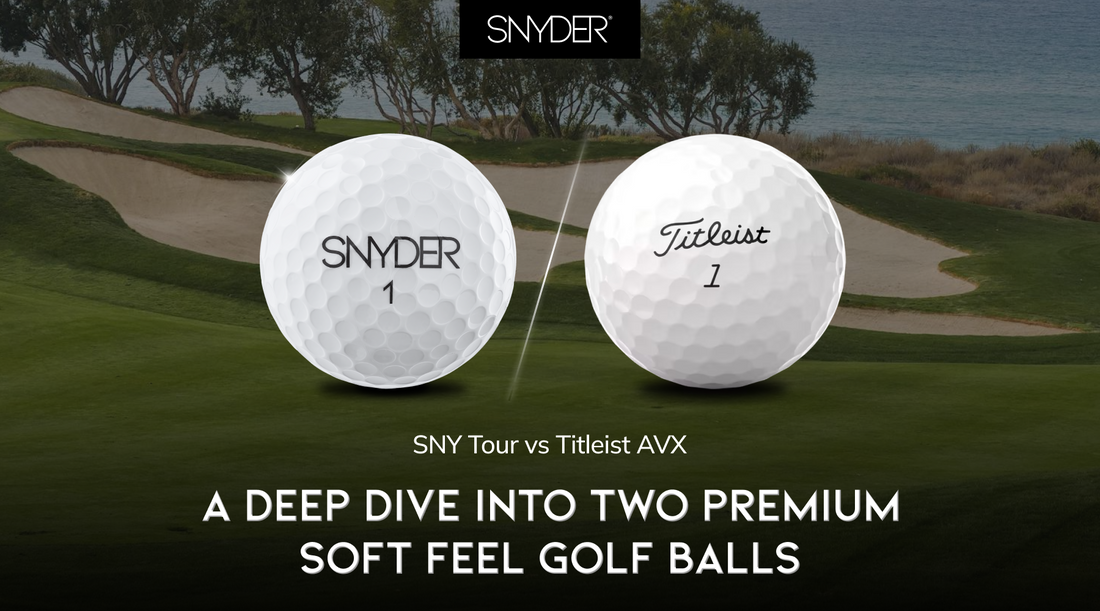 SNY Tour vs. Titleist AVX golf balls comparison