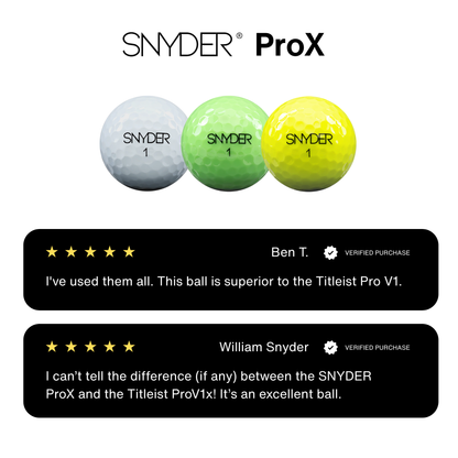 SNYDER ProX Golf Balls