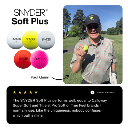 SNYDER Soft Plus Golf Balls