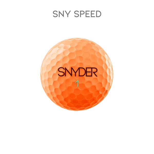 SNY Mixed Edition golf ball from SNYDER Golf USA (SNY SPEED)